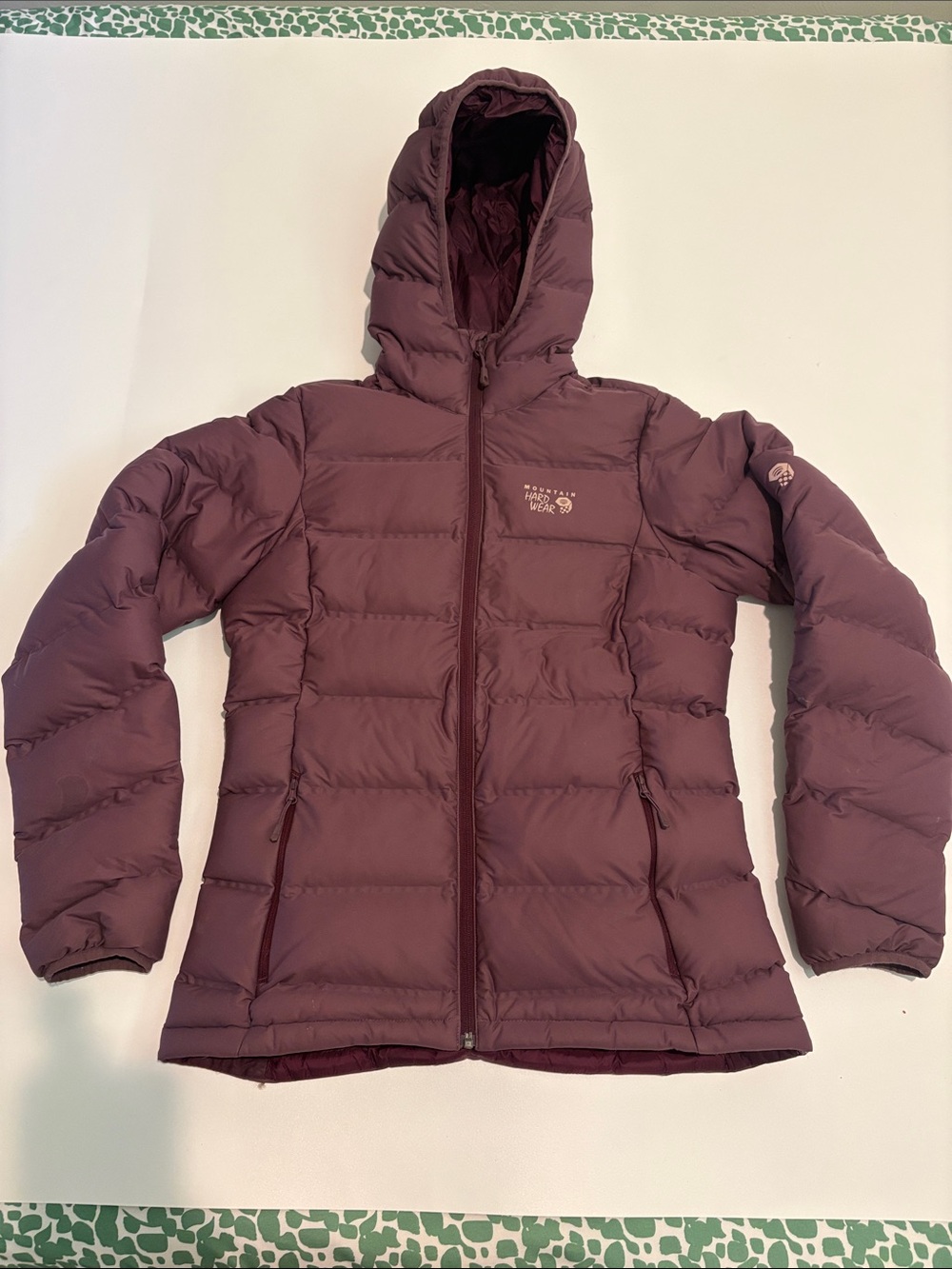 Mountain Hardwear Women’s Stretchdown Hooded Puffer Jacket - Plum